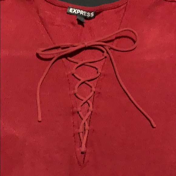 Express Red Kitten Top (Large) - Picture 2 of 6